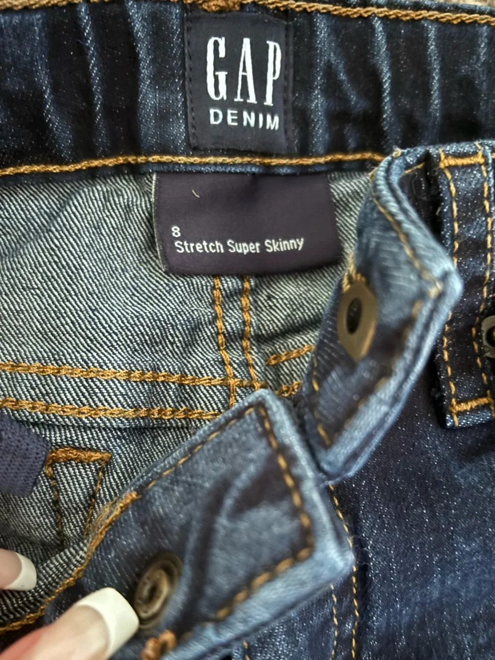 GAP Kid’s Dark Indigo Stretch Super Skinny Jeans